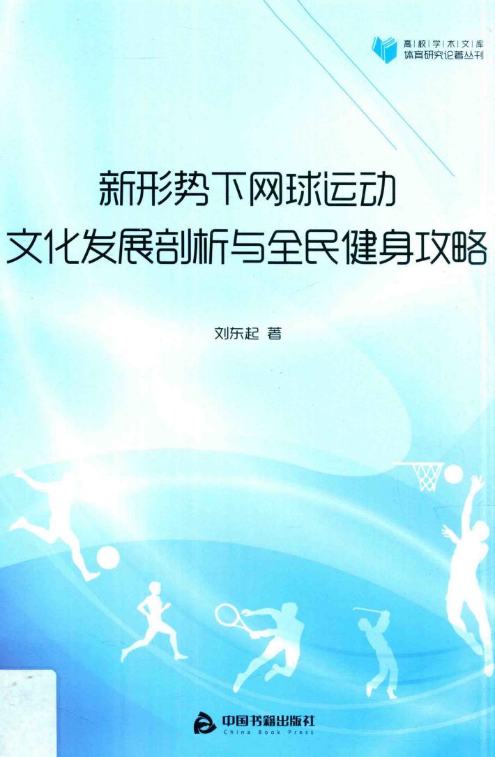 高校学术文库体育研究论著丛刊 新形势下网球运动文化发展剖析与全民健身攻略 封面