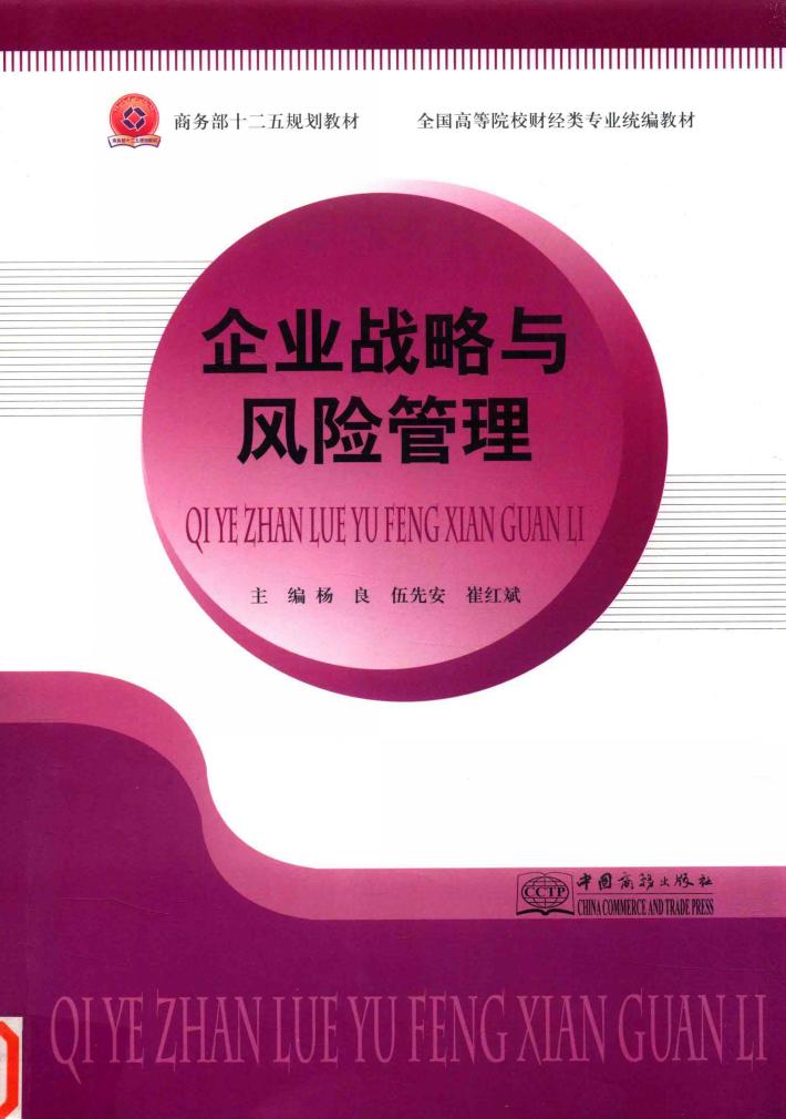 企业战略与风险管理 封面