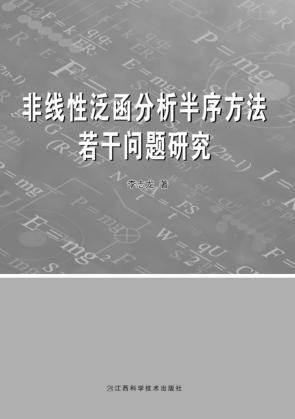 非线性泛函分析半序方法若干问题研究 封面
