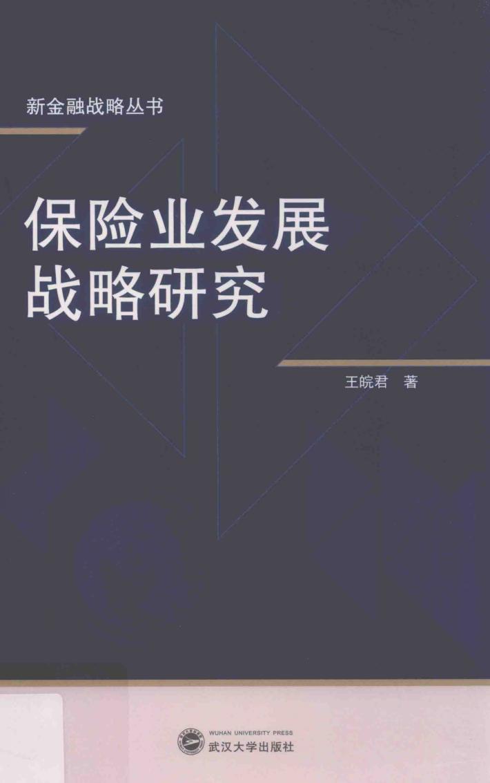 新金融战略丛书  保险业发展战略研究 封面