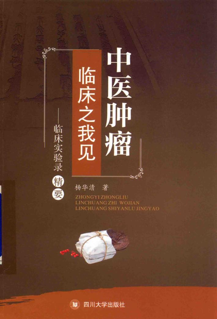 中医肿瘤临床之我见  临床实验录精要 封面