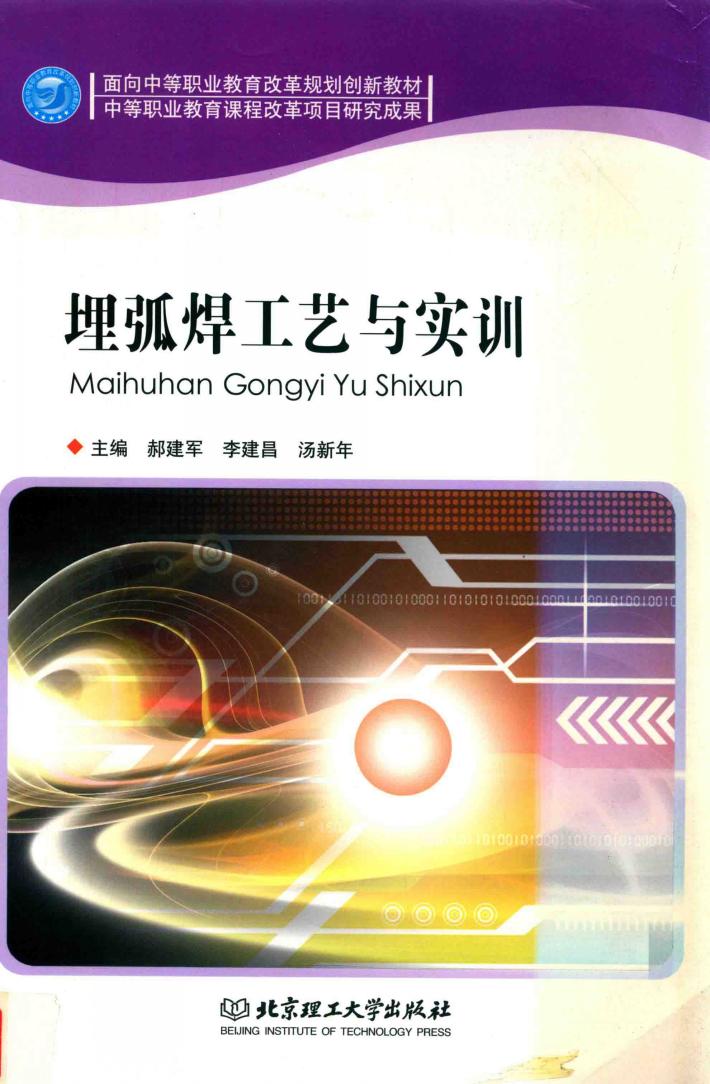 埋弧焊工艺与实训 封面