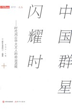 中国群星闪耀时  时代风云中大文人的命运流转 封面