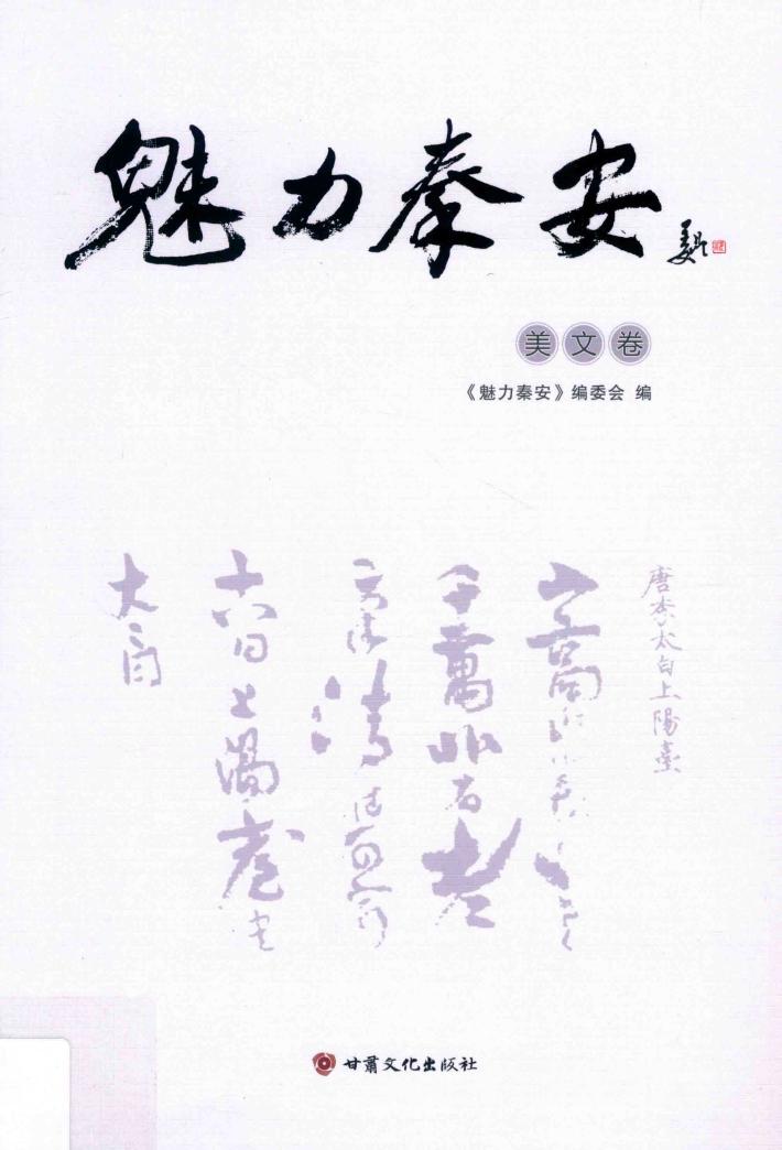 魅力秦安  美文卷 封面