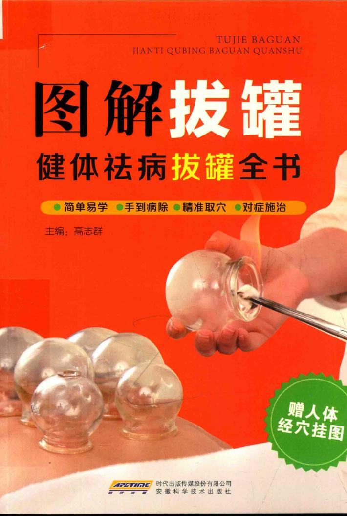 图解拔罐  健体祛病拔罐全书 封面