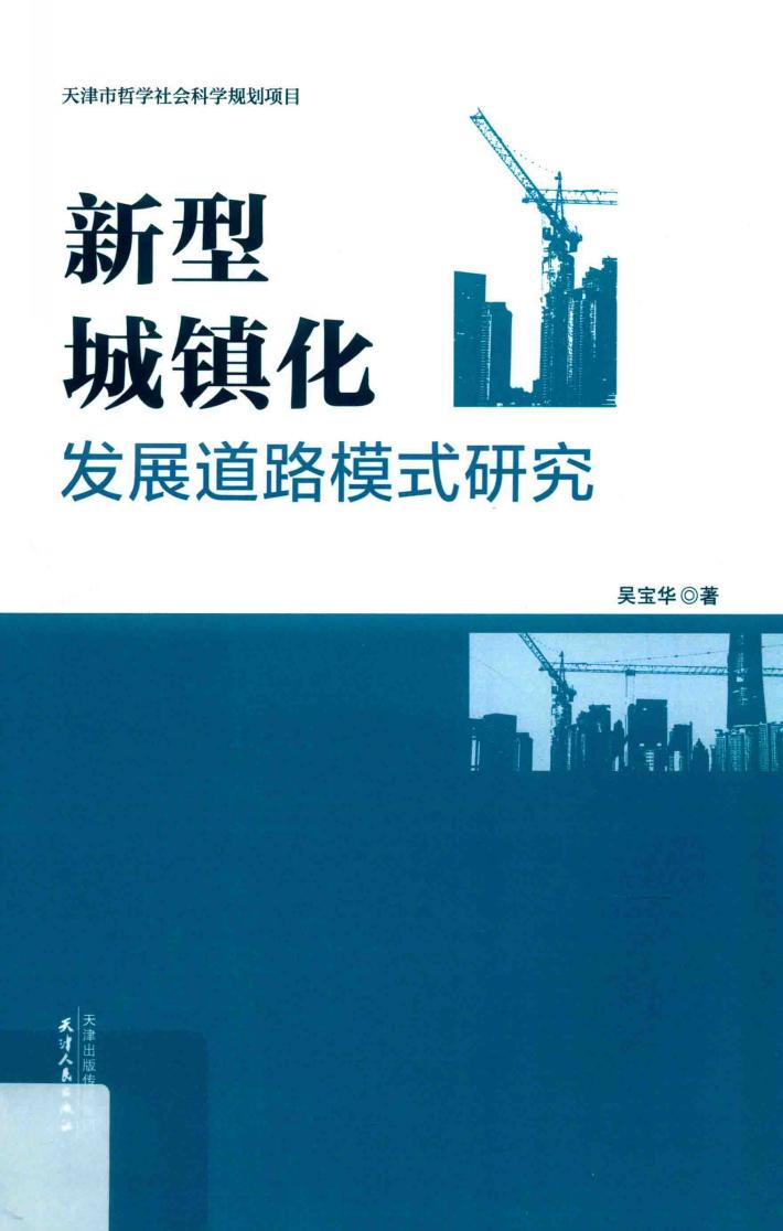 新型城镇化发展道路模式研究 封面