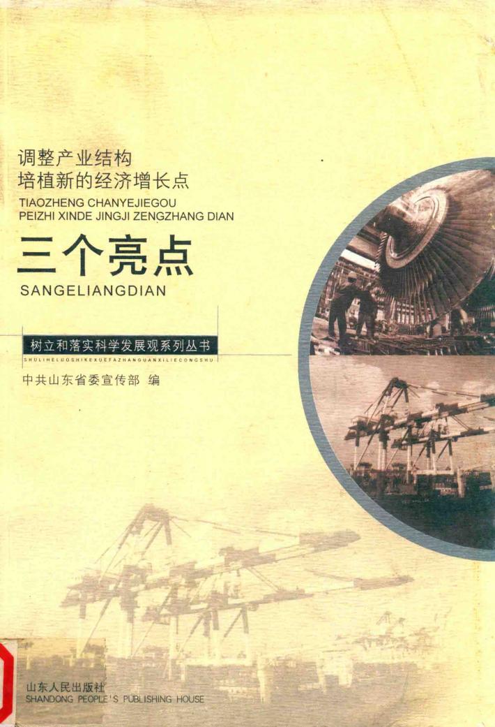 调整产业结构培植新的经济增长点三个亮点 封面