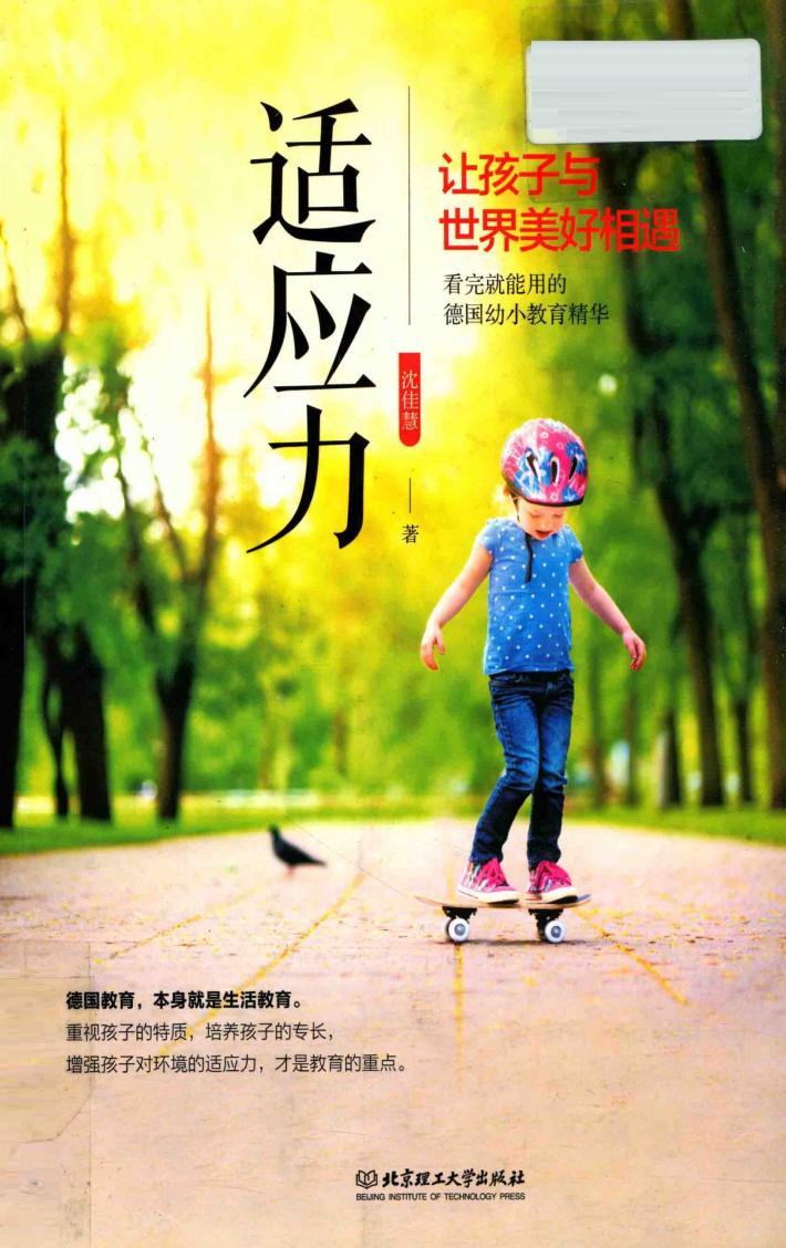 适应力  让孩子与世界美好相遇  看完就能用的德国幼小教育精华  家庭教育书籍 封面