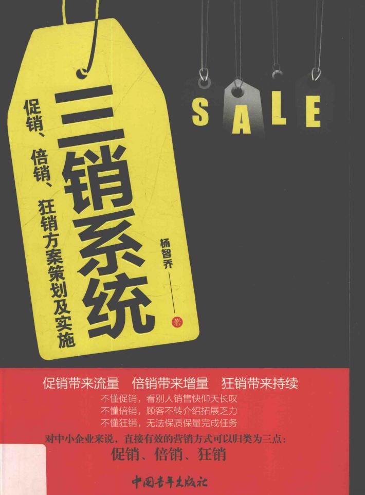 三销系统  促销、倍销、狂销方案策划及实施 封面