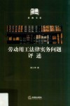 劳动用工法律实务问题评述与研究 封面