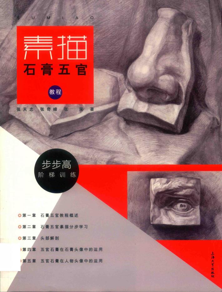步步高  素描石膏五官教程 封面