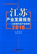 江苏产业发展研究院智库丛书  2018江苏产业发展报告  江苏现代化产业体系 封面