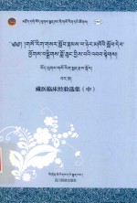 藏医临床经验选集 中 封面