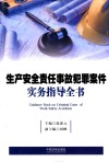 生产安全责任事故犯罪实务指导全书 封面