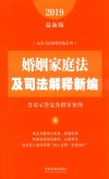 婚姻家庭法及司法解释新编:含请示答复及指导案例 8 2019最新版 封面