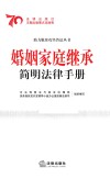 婚姻家庭继承简明法律手册 封面