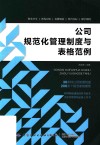公司规范化管理制度与表格范例 封面