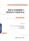 保留公共领域视野下我国知识产权保护研究 封面