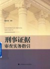 刑事证据审查实务指引 电子书封面
