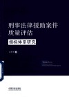 刑事法律援助案件质量评估指标体系研究 封面