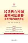 审判实务问答系列  民法典合同编通则司法解释实务问答与案例评注 封面