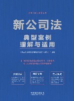 法律人核心素养丛书  新公司法典型案例理解与适用 封面