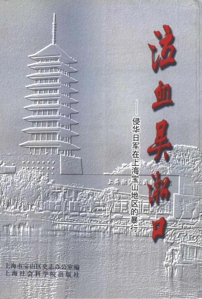泣血吴淞口：侵华日军在上海宝山地区的暴行  下 封面