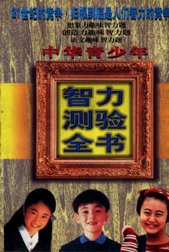 中华青少年智力测验全书  中 封面