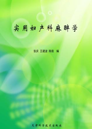 实用妇产科麻醉学 封面