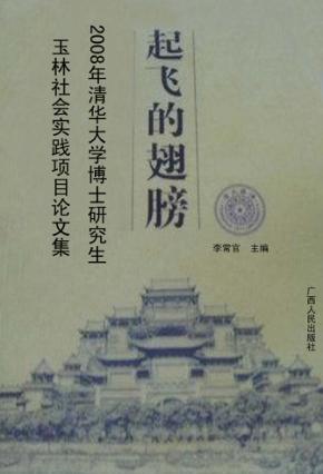 起飞的翅膀 2008年清华大学博士研究生玉林社会实践项目论文集 封面
