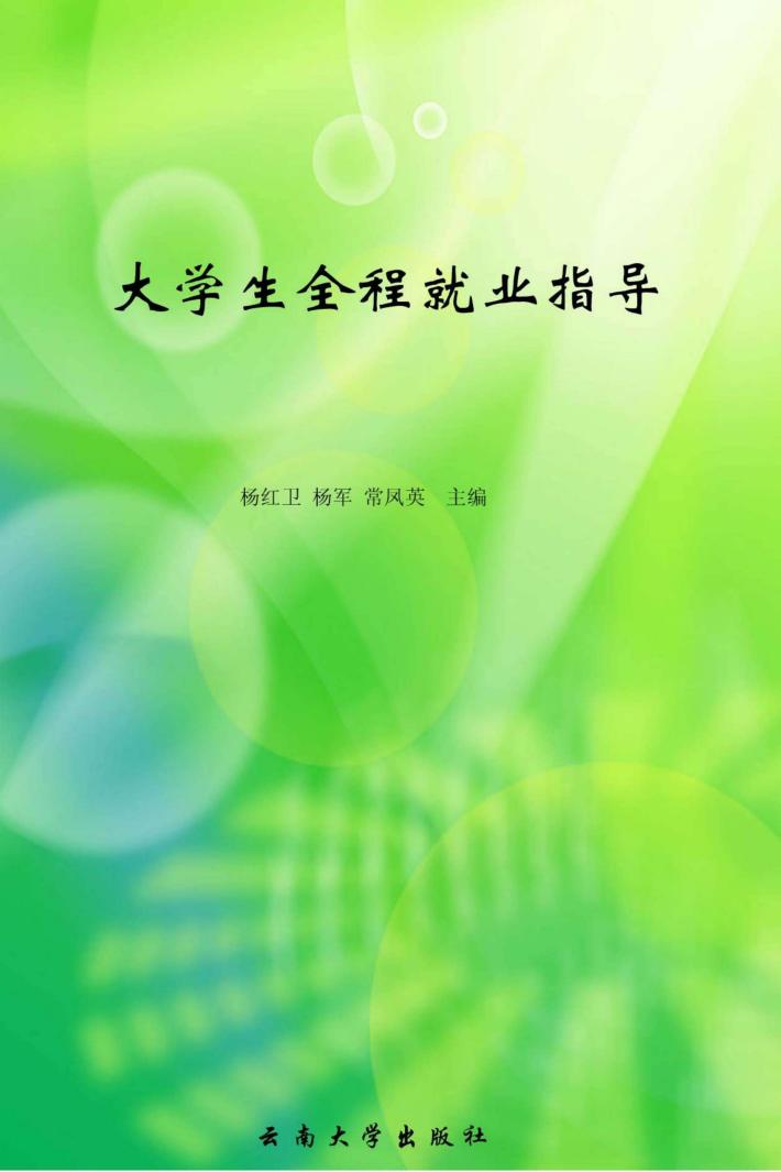 大学生全程就业指导 封面