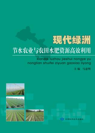 现代绿洲节水农业与农田水肥资源高效利用