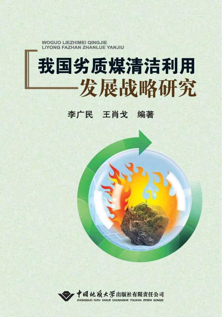 我国劣质煤清洁利用发展战略研究 封面