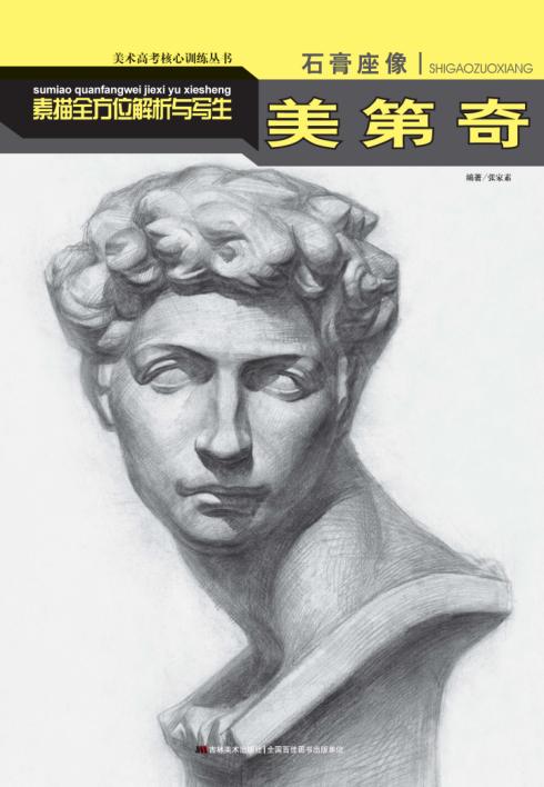 素描全方位解析与写生  石膏座像  美第奇 封面
