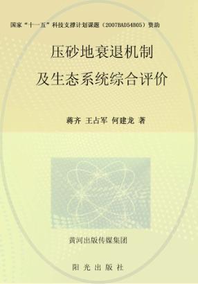 压砂地衰退机制及生态系统综合评价 封面