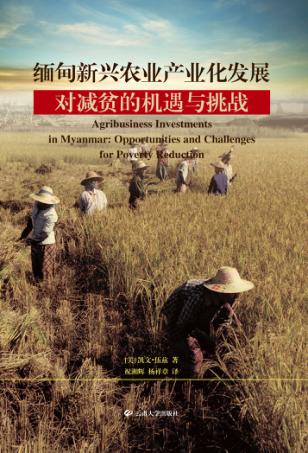缅甸新兴农业产业化发展对减贫的机遇和挑战 封面