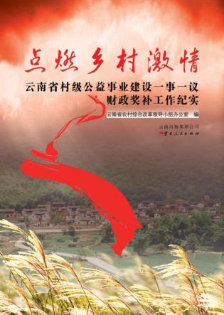 点燃乡村激情 云南省村级公益事业建设一事一议财政奖补工作纪实 封面