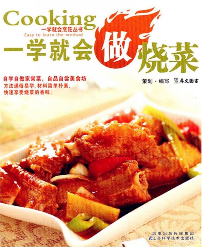 一学就会烹饪丛书  一学就会做烧菜 封面