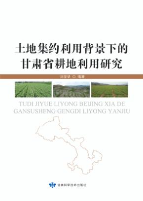 土地集约利用背景下的甘肃省耕地利用研究 封面
