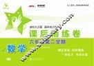 数学课后精练卷  六年级第二学期 封面