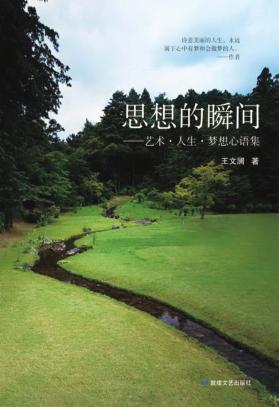 思想的瞬间  艺术·人生·梦想心语集 封面