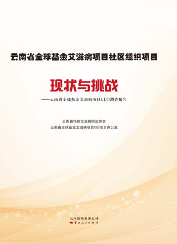 云南省全球基金艾滋病项目社区组织项目现状与挑战 封面