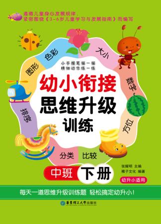 幼小衔接思维升级训练  中班  下 封面