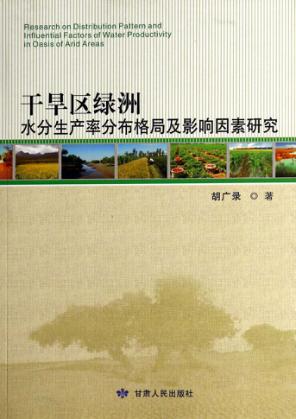 干旱区绿洲水分生产率分布格局及影响因素研究 封面