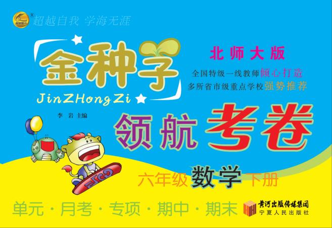 金种子  领航考卷  数学  六年级  下  北师大版 封面
