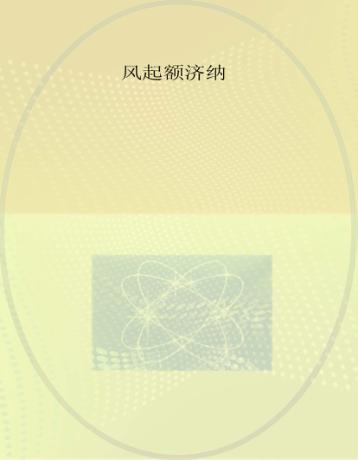 风起额济纳 封面