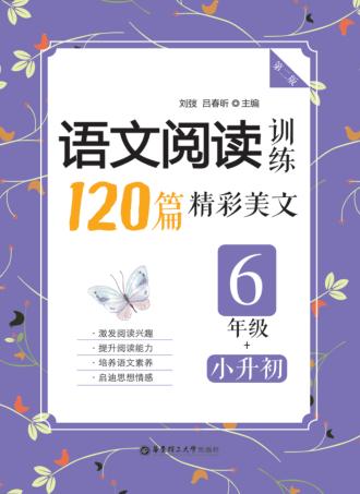 语文阅读训练  120篇精彩美文  六年级  小学升初中  第2版 封面