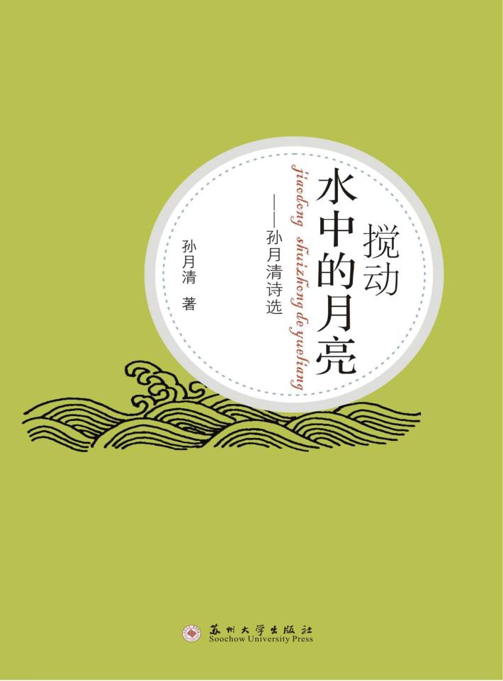 搅动水中的月亮  孙月清诗选 封面