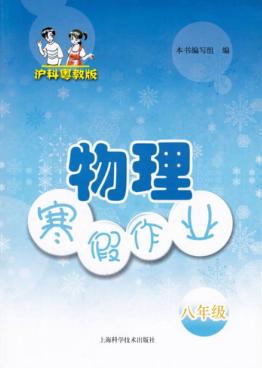 物理寒假作业  八年级  沪科版 封面