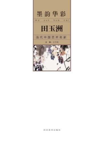 墨韵华彩  当代中国艺术名家  田玉洲 封面